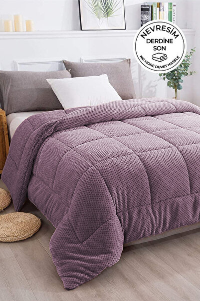 Evlen Home Collection لحاف ويل سوفت فائق النعومة - لحاف قطيفة مزدوج الجوانب، ...