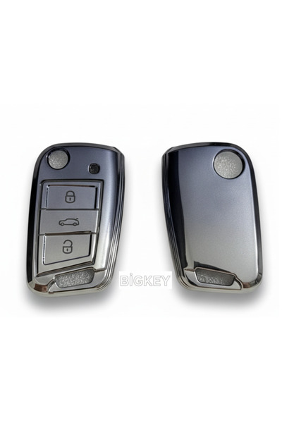 bigkey Volkswagen polo t-roc t-cross golf passat taigo tiguan compatible key case with switch model new type