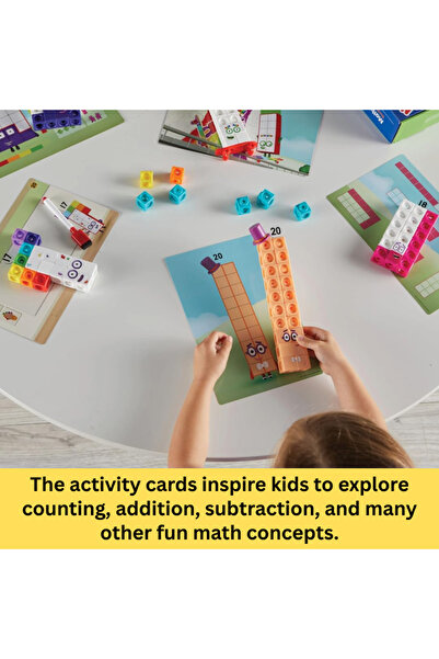 Hand2Mind MathLink Cubes Numberblocks 11-20 Activity Set - 30 Activities