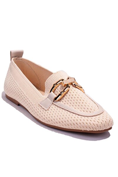 DAGOSTER DZA07-1181117 Bež pletena obuća za svakodnevno korišćenje Baletanke ...