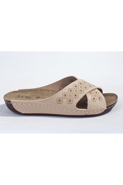 DAGOSTER Dza37-513 Beige Daily Orthopedic Women's Slippers