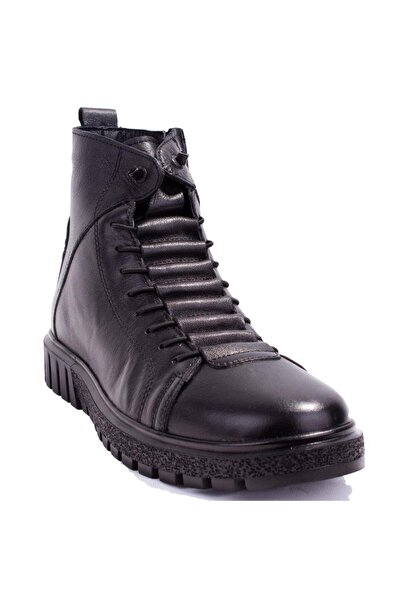 Hammer Jack 10217945 Μαύρες Ορθοπεδικές Καθημερινές Ανδρικές Δερμάτινες Μπότες