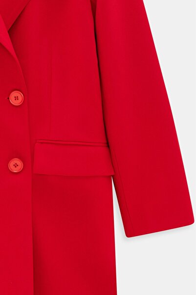 Saade Red Button Detailed Business Jacket