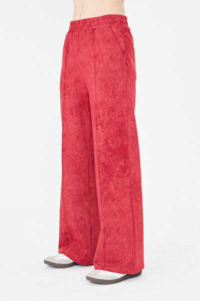 ESPİNA Kadın Önü Nevrürlü Ceplı Bol Paça Rahat Pantolon