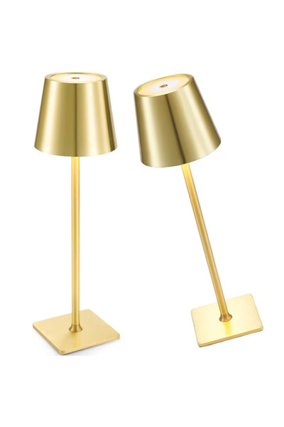 varioshop Rechargeable Touch LED Table Lamp VarioShop, Ambient Lamp with Touch Control, 3 Color Temperatures,