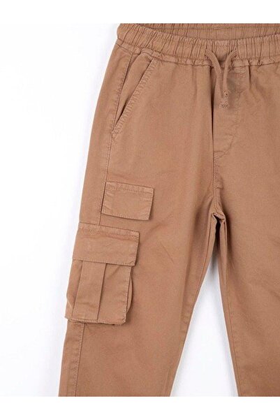 NK Children's Cargo Trousers with Pockets and Elastic Waist