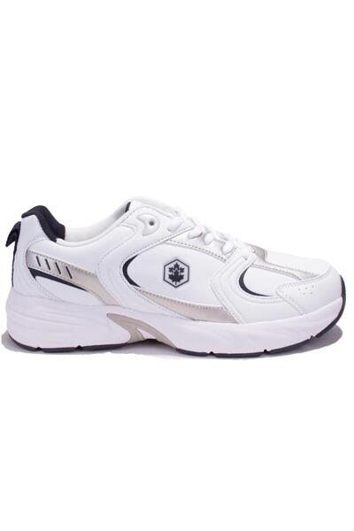 lumberjack Ανδρικά αθλητικά παπούτσια White Navy Blue Orthopedic - Pol Pu