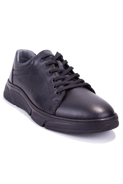 DAGOSTER Dma08-256 Orthopedic Men's Leather Shoes - Black