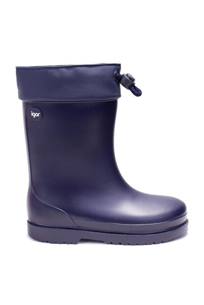 IGOR Igor W10101 Chufo Cuello Borreguıllo Navy Blue Ορθοπεδικές μπότες βροχής για αγόρια