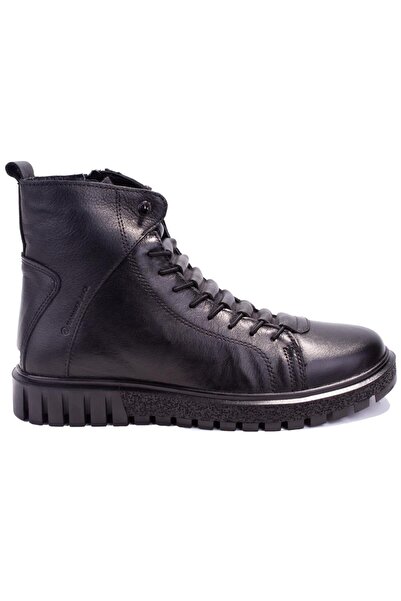 Hammer Jack 10217945 Μαύρες Ορθοπεδικές Καθημερινές Ανδρικές Δερμάτινες Μπότες