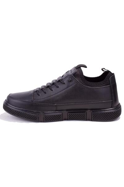 Hammer Jack 10220650 Black Skin Orthopedic Daily Men's Leather Shoes