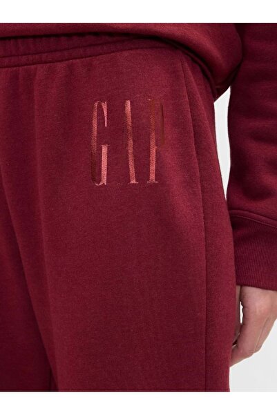 GAP Doorbuster Logo Pull-On Slim 800432 Women's Sweatpants Bordo