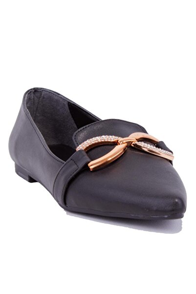 DAGOSTER DZA07-118106 Pantofi de damă clasici negri cu toc plat