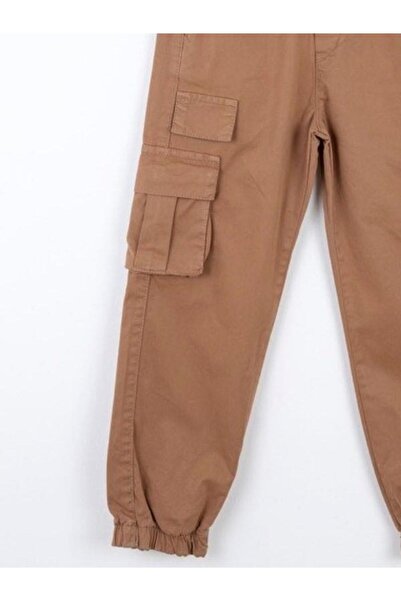 NK Children's Cargo Trousers with Pockets and Elastic Waist
