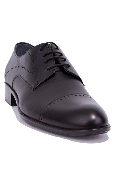 fermend 383 Black Classic Leather Men's Shoes