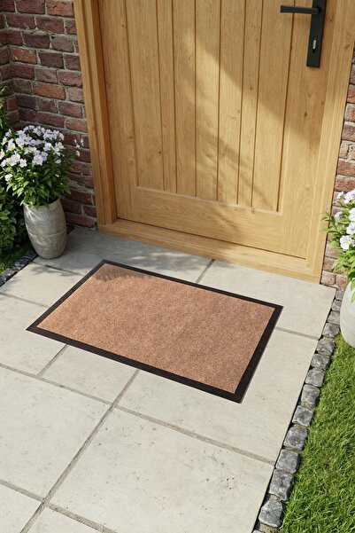 Cotto Home Ps017A Beige Non-Slip Base Moisture Absorbing Dust Absorbing Durable Door Front Mat Uv Resistant 40X60