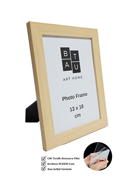 Batu Art Home Fotoğraf Çerçevesi Korumalı Pleksi Camlı Masaüstü Ayaklı Ve Duv...
