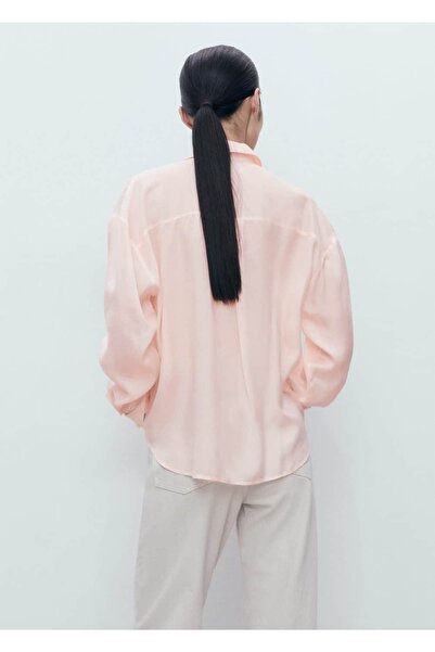 MANGO Woman Modal strass taşlı gömlek