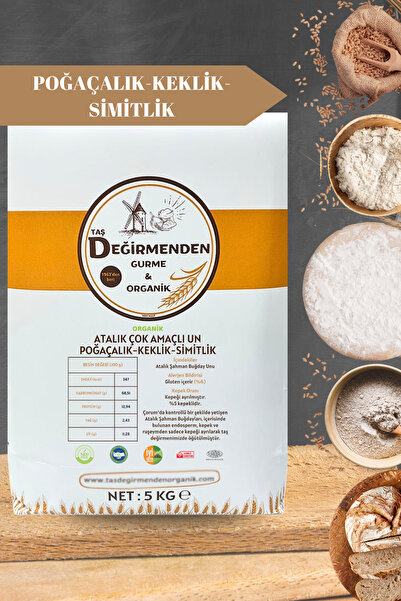 Değirmenden Atalık Çok Amaçlı Un - Poğaçalık-Keklik-Simitlik - 5 Kilo