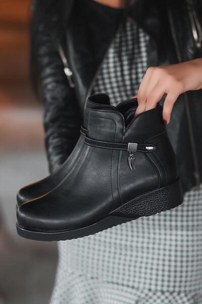 Çaçaroz Ayakkabı Büyük Numara Rahat Günlük Kadın Bot