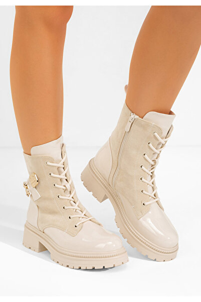 B T Shoes Women's boots Harriett V2 beige