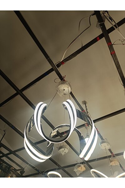 Avize Roza Ahtapot Krom modern Ledli Yatak Odası Çocuk odası Mutfak