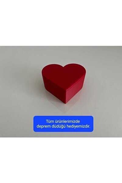 SALES GROUP Dekoratif Kalpli Kapaklı Kırmızı Hediye kutusu/Organizer/Çok Amaç...