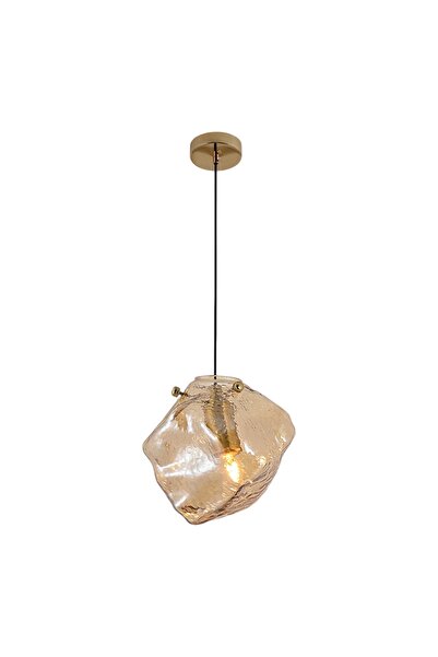 Cristalin Aydınlatma Buzz Model Tekli Sarkıt Avize Sarı 23 cm