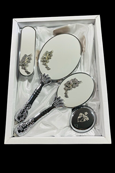 Muensu Λευκό Σετ Καλλικαλλιέργειας Νύφης με Καθρέφτη, Σετ Καθρέφτη, Νυφικό Σε...