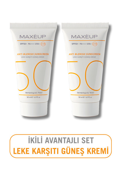 Maxeup Yüksek Koruma ve Nemlendirici Etkili Güneş Koruyucu Krem SPF50+ Yüz Gü...