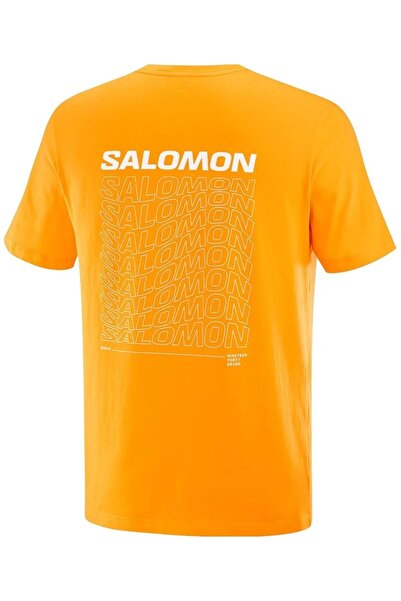 Salomon Lc2219 Graphic Perf Ss Tee T-Shirt Men's T-Shirt Orange