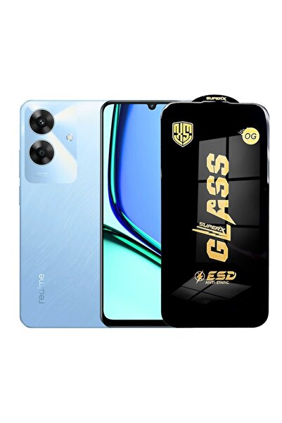 Flippy Screen Protector for Realme Note 60, Flippy, ESD Tempered Glass, Black Edges, Scratch Resistant, Ant