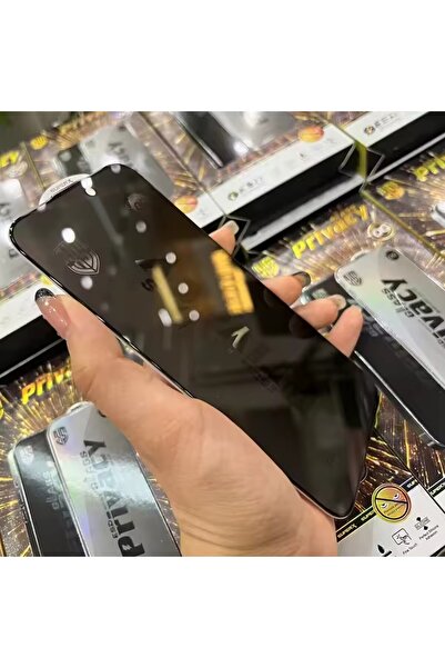 OPPO Screen Protector for A59, Flippy, Tempered Glass ESD Antistatic, Super-X Privacy OG, Black Edge