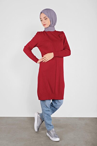 Alvina Knitted Patterned Knitting Tunic 41084