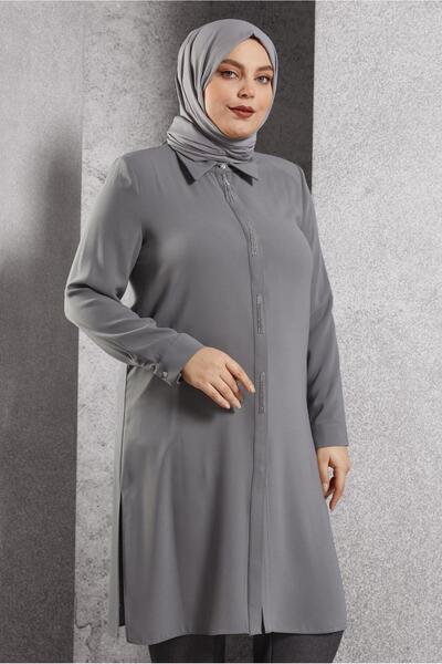 Alvina 20636 Model Stone Detailed Tunic