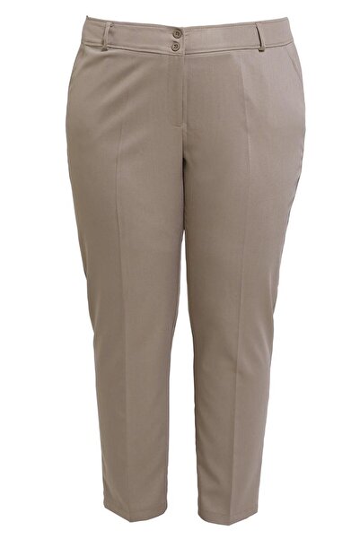 Alvina Pantaloni cu picior marime plus - 70723