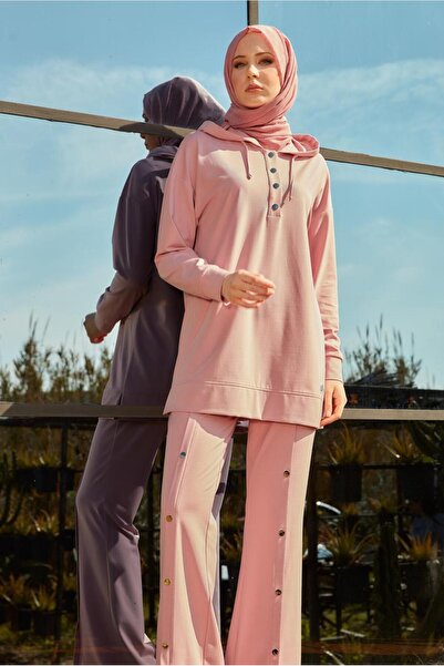 Alvina KAPÜŞONLU PANTOLONLU EŞOFMAN TAKIM 44406