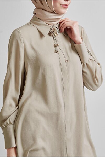 Alvina Broch Detail Tunic 45373 Model Men's Shoes