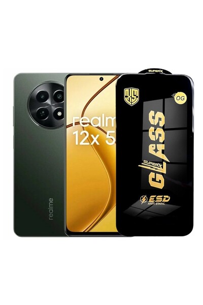 OEM Folie de Protectie pentru Realme 12x, Flippy, Sticla Securizata ESD, Marg...