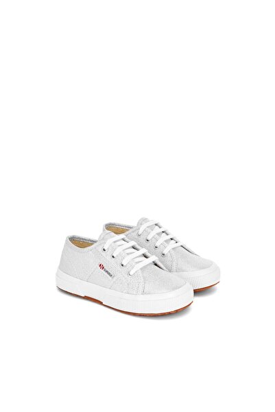 Superga 2750-Lamej Kız Çocuk Gümüş Gri Sneaker
