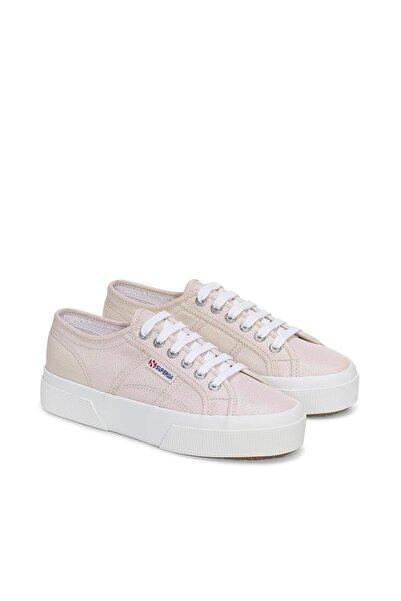 Superga 2740 Platform Lame Női Bézs Platform Sneaker