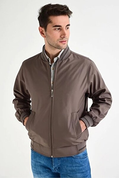 DYNAMO Ανδρικό παλτό από χώμα Comfortable Fit Classic