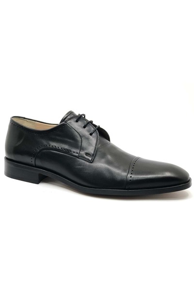 Nevzat Onay 5664-223-1 Noc Men's Classic Leather Shoes Black-Skin