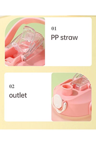 M&B WATER BOTTLE 4 Pack Gradient Sports Water Bottles Set with Time Markers, Leakproof Lid, BPA Free for Gym & Travel