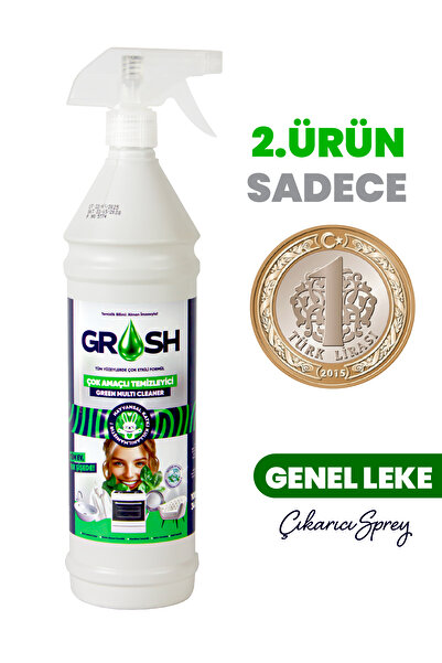 Grosh VEGAN Çok Amaçlı Ultra Güçlü Leke Çıkarıcı Sprey (Büyük Boy)
