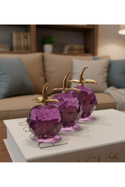 Home 3 lü kristal elma