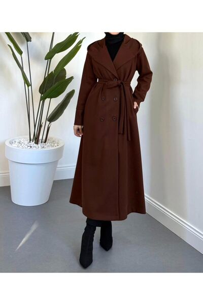 TESETTÜR AKBAŞ Kapişonlu Kaban