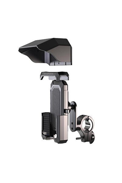 Hype Store X-Level Universal Motorcycle Bicycle Handlebar Phone Holder, Can R...