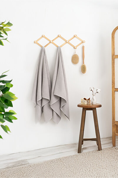 Rikka Home كورسوفتير ™   100% قطن، فائق النعومة، طقم مناشف حمام مكون من قطعتي...