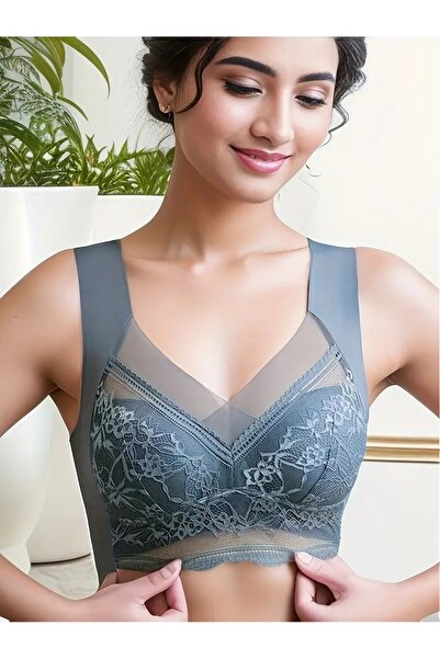 JOANNE Sutien elegant cu push-up din dantelă, mărimea L